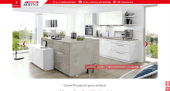 Desktop Screenshot of kuechen-arena.de